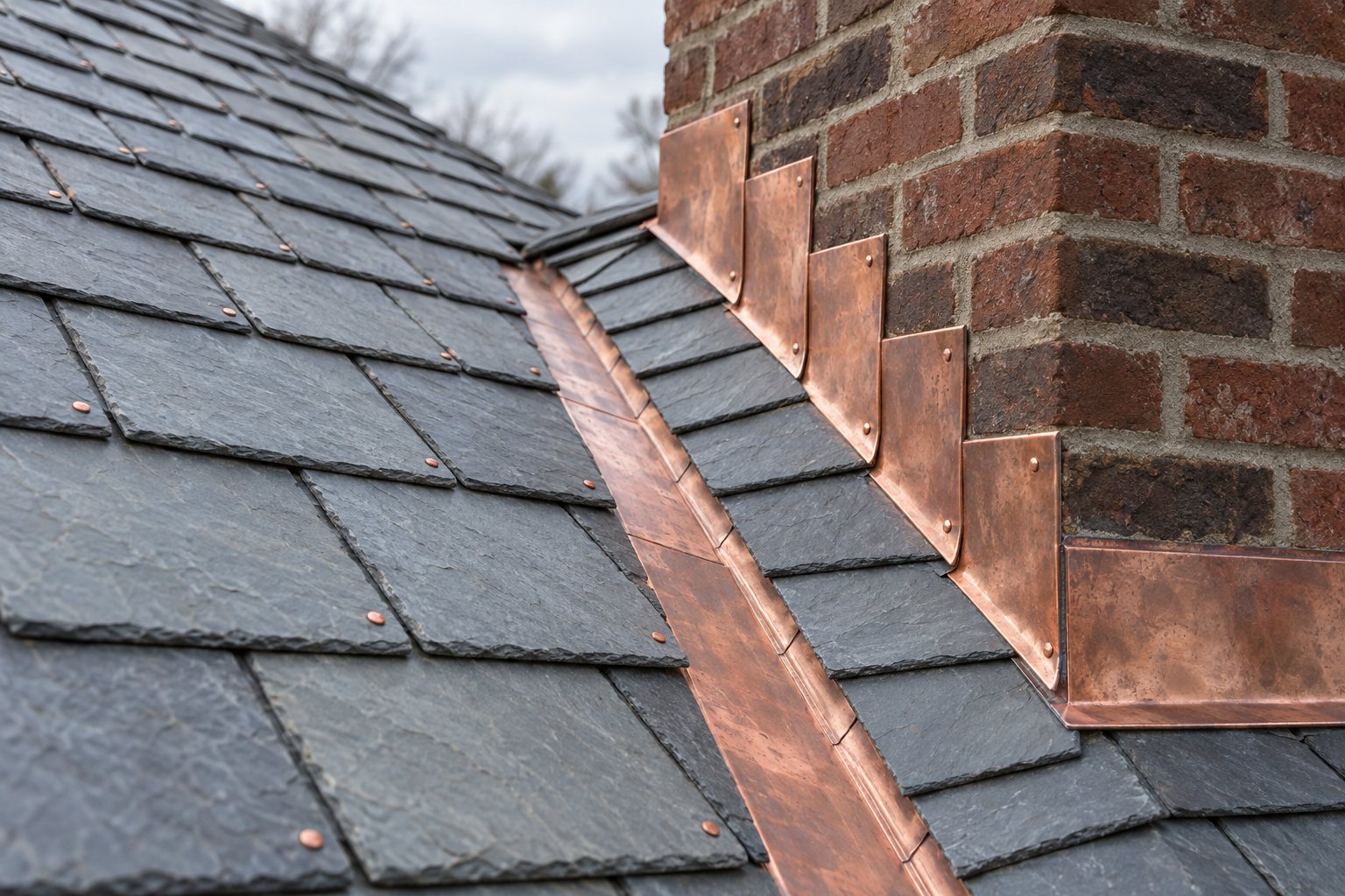 Flashing & ridge detail